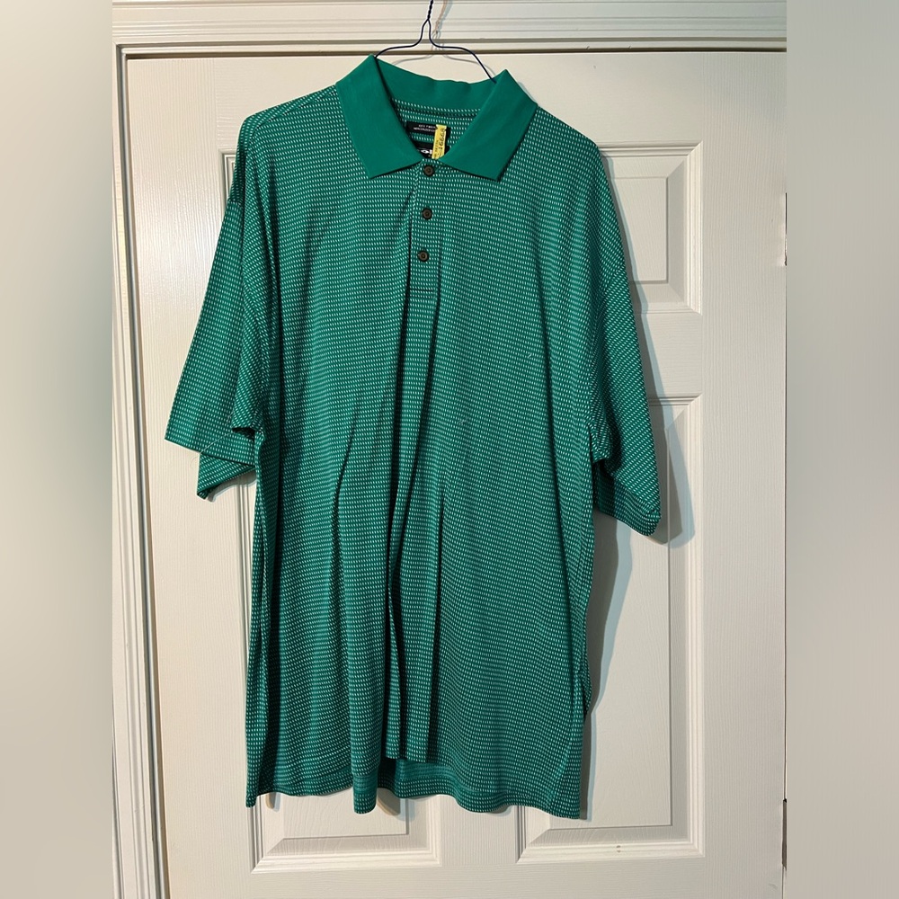 Bolle Men’s Green Collared Polo Short Sleeve Golf Shirt XXL
